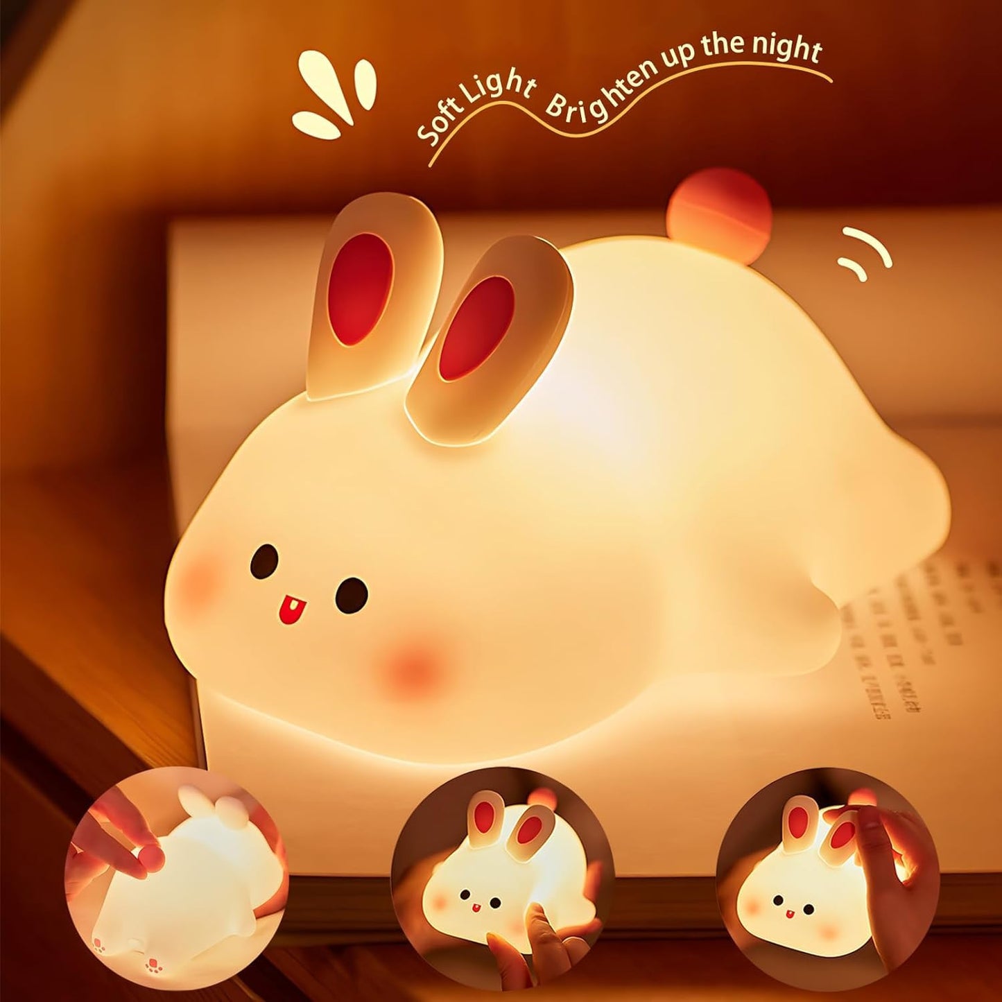 Bunny Silicone Glow Lamp