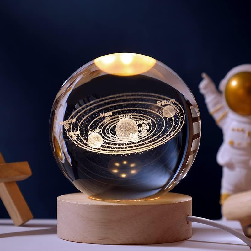 3D Crystal Lamp Ball – Elegant Decorative Lighting