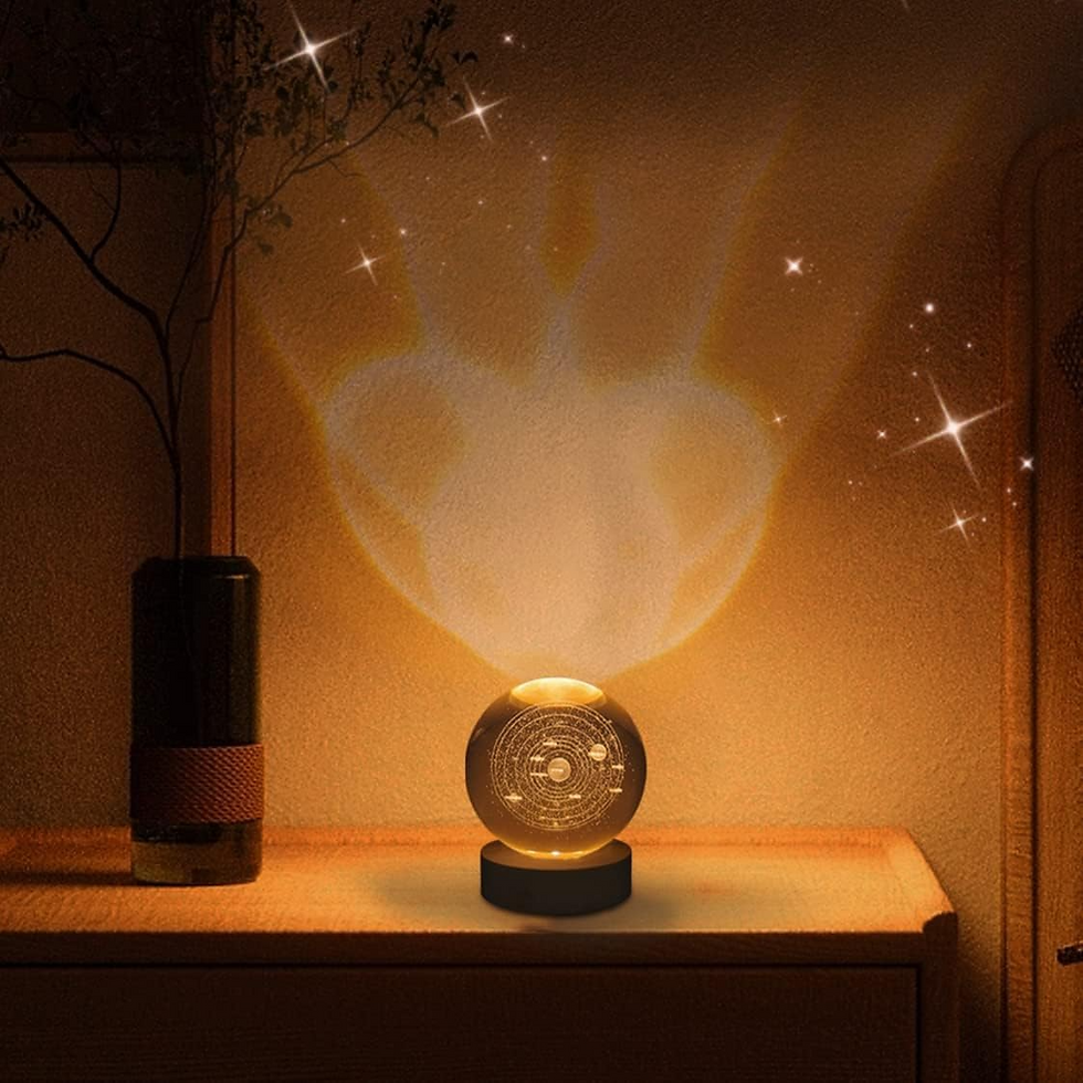 3D Crystal Lamp Ball – Elegant Decorative Lighting