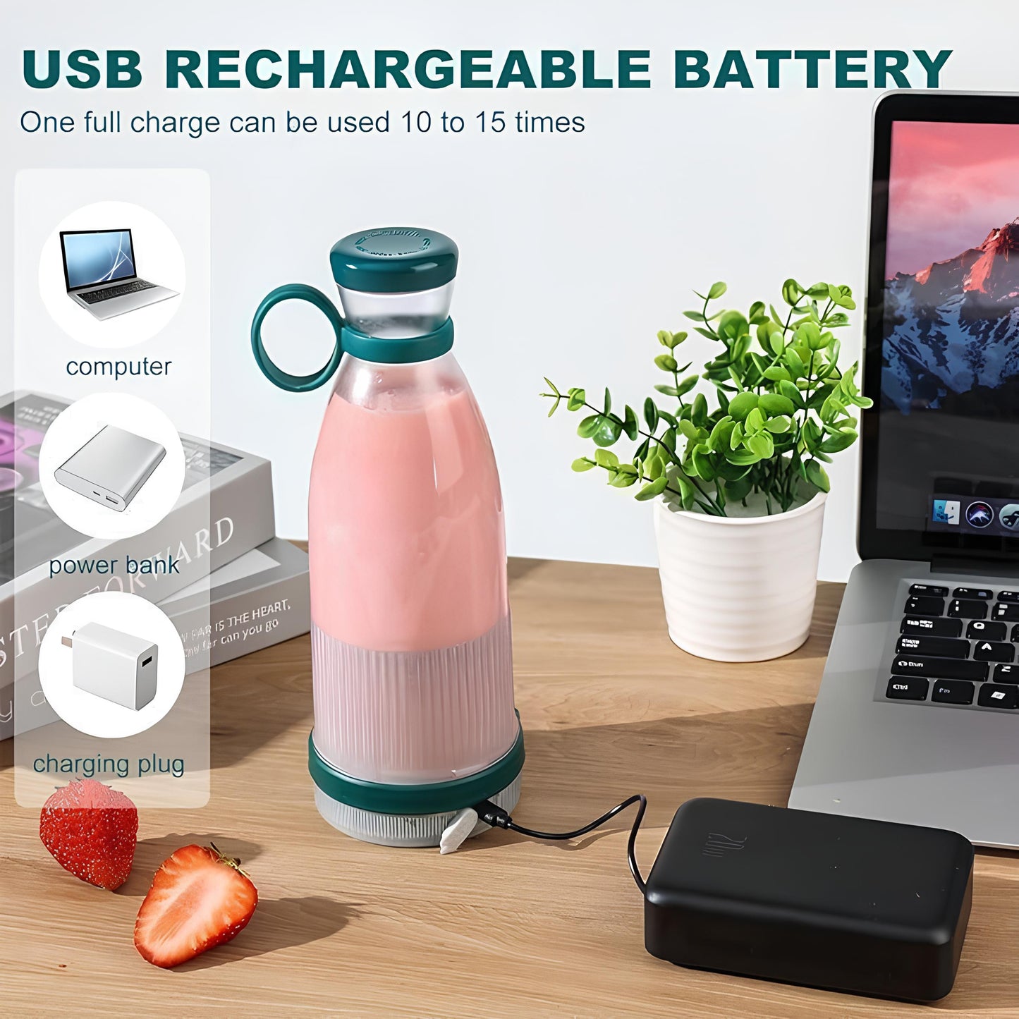 Portable Mini Juice Blender